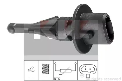 494 010 KW Датчик температури повітря (аналог EPS 1.994.010/Facet 10.4010 ) KW купить