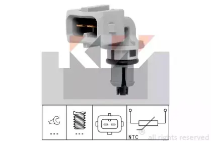 Датчик, температура впускаемого воздуха KW купить