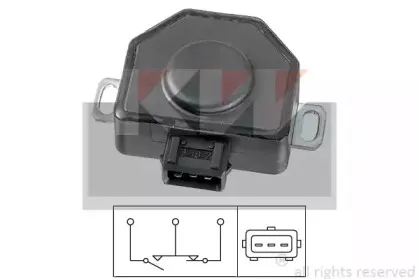 Датчик, положение дроссельной заслонки KW купить