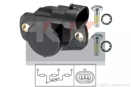 495 083 KW Датчик положення дросельної заслонки (аналог EPS 1.995.083/Facet 10.5083 ) KW купить