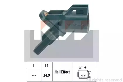 Датчик, частота вращения колеса KW купить