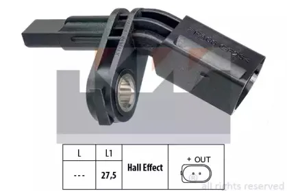 Датчик, частота вращения колеса KW купить