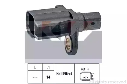 Датчик, частота вращения колеса KW купить