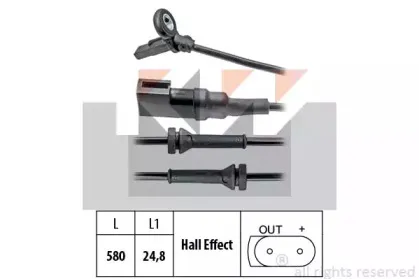 Датчик, частота вращения колеса KW купить