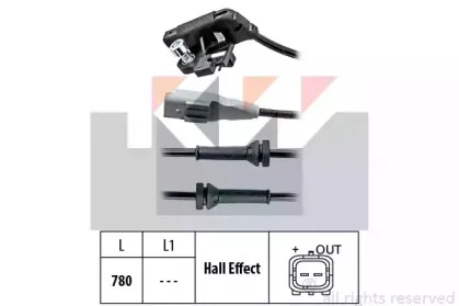 Датчик, частота вращения колеса KW купить