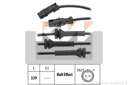 Датчик, частота вращения колеса KW купить
