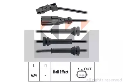 Датчик, частота вращения колеса KW купить