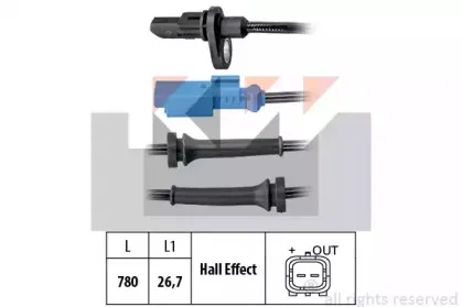 Датчик, частота вращения колеса KW купить