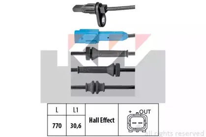 Датчик, частота вращения колеса KW купить
