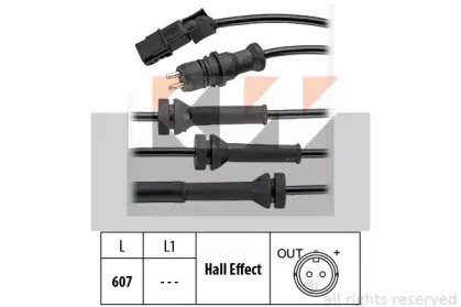 Датчик, частота вращения колеса KW купить