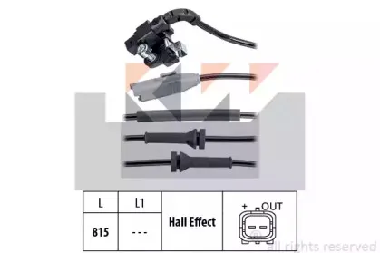 Датчик, частота вращения колеса KW купить