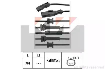 Датчик, частота вращения колеса KW купить