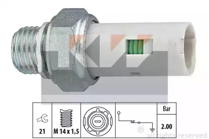 Датчик давления масла KW купить