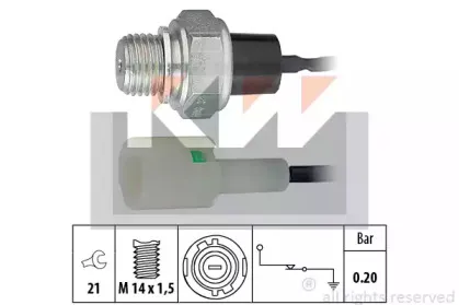 Датчик давления масла KW купить
