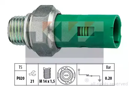 Датчик давления масла KW купить