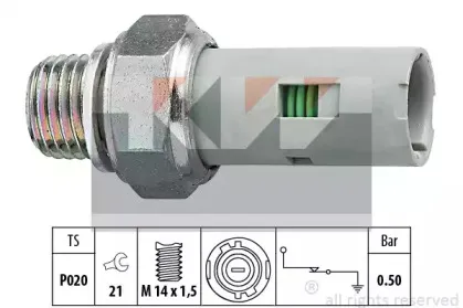 Датчик давления масла KW купить