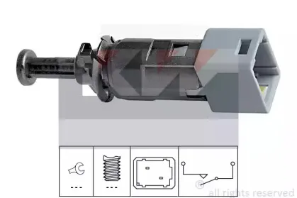 510 150 KW Датчик педалі гальм/зчеплення (аналог EPS 1.810.150/Facet 7.1150 ) KW купить