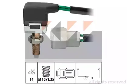 Выключатель фонаря сигнала торможения KW купить