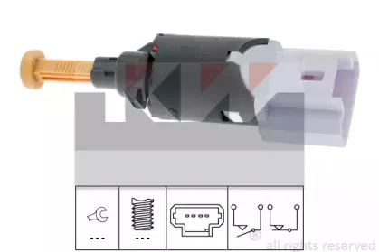 510 197 KW Датчик педалі гальм/зчеплення (аналог EPS 1.810.197/Facet 7.1197 ) KW купить