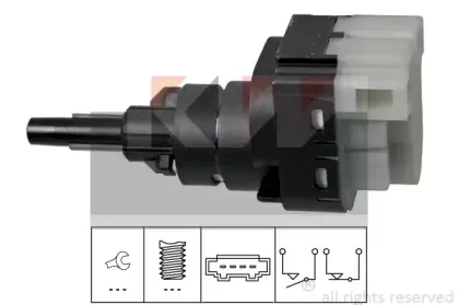 510 229 KW Датчик педалі гальм/зчеплення (аналог EPS 1.810.229/Facet 7.1229 ) KW купить
