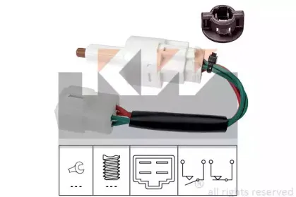 Выключатель фонаря сигнала торможения KW купить