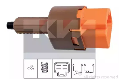 Выключатель фонаря сигнала торможения KW купить