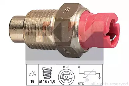 Датчик, температура охлаждающей жидкости KW купить
