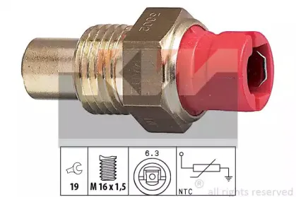 Датчик, температура охлаждающей жидкости KW купить