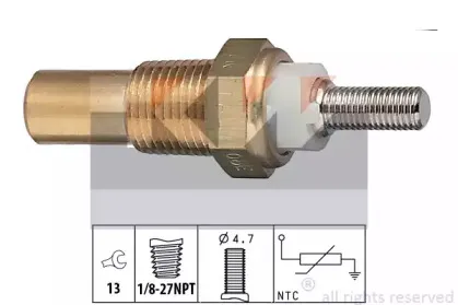 Датчик, температура охлаждающей жидкости KW купить