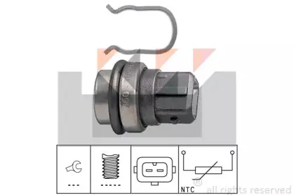 Датчик, температура охлаждающей жидкости KW купить
