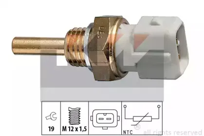 Датчик, температура охлаждающей жидкости KW купить