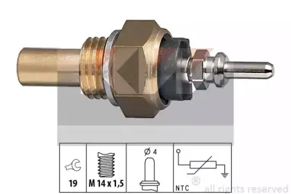 530 131 KW Датчик температури охолодж. рідини/масла/топлива (аналог EPS 1.830.131/Facet 7.3131 ) KW купить