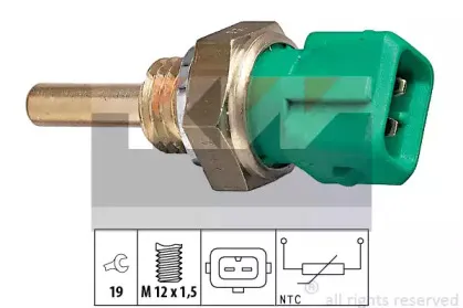 Датчик, температура охлаждающей жидкости KW купить