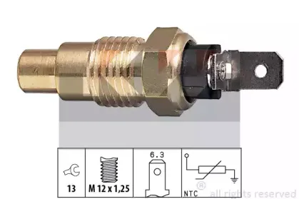 Датчик, температура охлаждающей жидкости KW купить