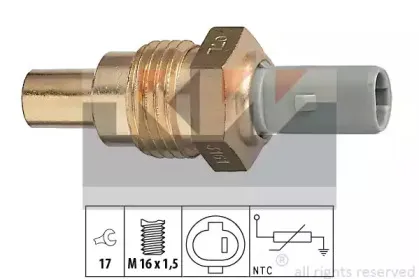 Датчик, температура охлаждающей жидкости KW купить