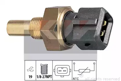 Датчик, температура охлаждающей жидкости KW купить