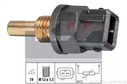 Датчик, температура охлаждающей жидкости KW купить