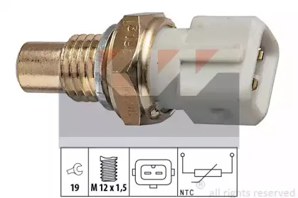 Датчик, температура охлаждающей жидкости KW купить