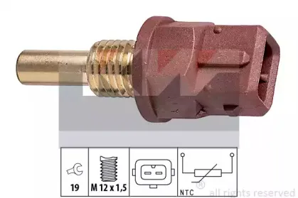 Датчик, температура охлаждающей жидкости KW купить