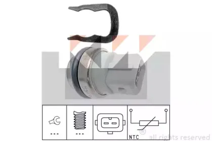530 254 KW Датчик температури охолодж. рідини/масла/топлива (аналог EPS 1.830.254/Facet 7.3254 ) KW купить