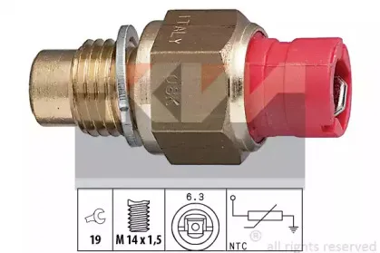 Датчик, температура масла KW купить