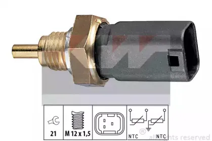 Датчик, температура охлаждающей жидкости KW купить