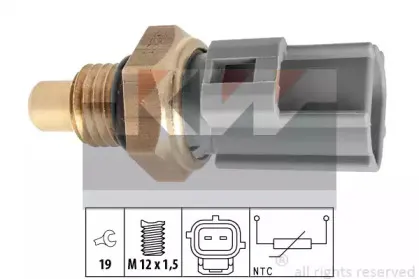 Датчик, температура топлива KW купить