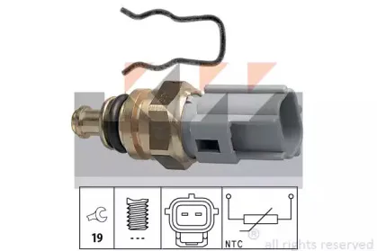 Датчик, температура охлаждающей жидкости KW купить