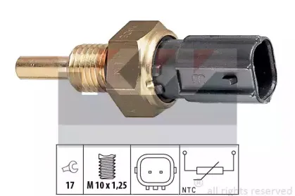 Датчик, температура охлаждающей жидкости KW купить