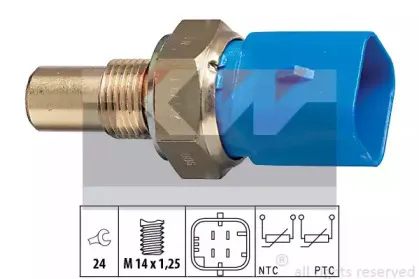 Датчик, температура охлаждающей жидкости KW купить