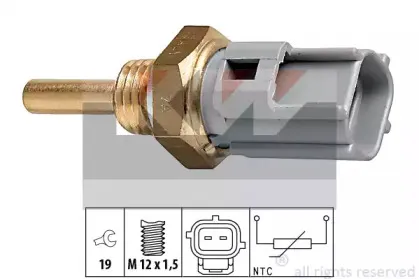 Датчик, температура охлаждающей жидкости KW купить