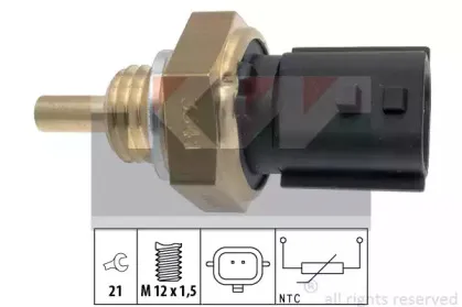 Датчик, температура охлаждающей жидкости KW купить