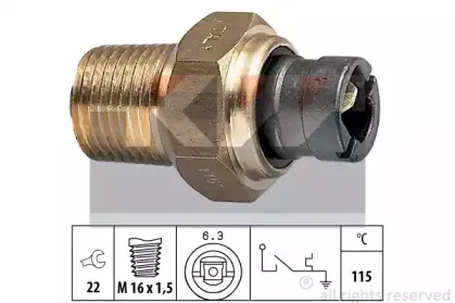 термовыключатель, сигнальная лампа охлаждающей жидкости KW купить