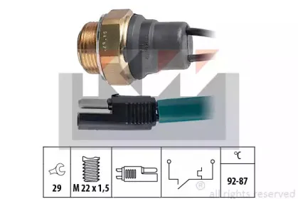 Термовыключатель, вентилятор радиатора KW купить